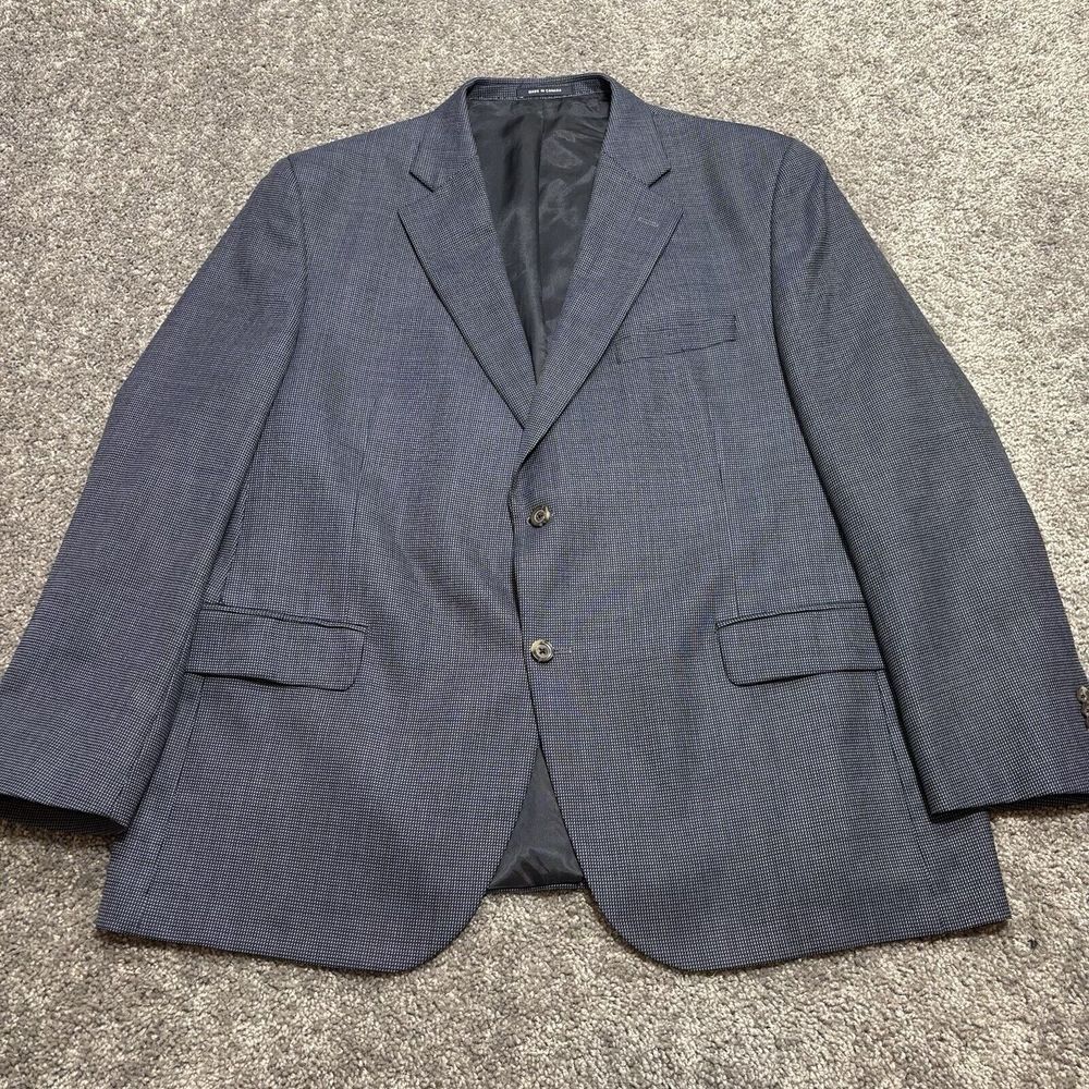 Daniel Cremieux Men's Navy Textured Two-Button Suit Jacket